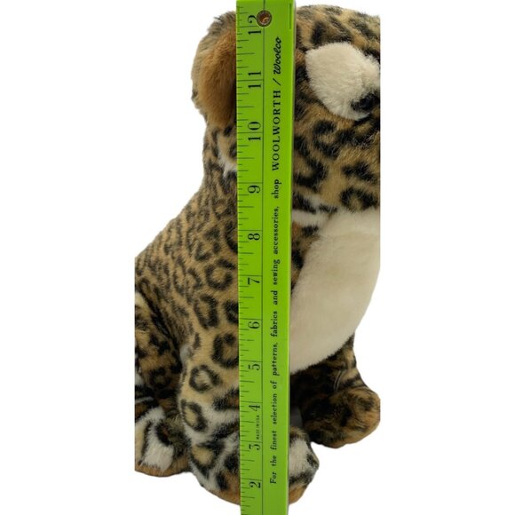 Leopard Plush Stuffed Animal Toy Realistic Cat Print vintage collectors lifelike - Picture 16 of 16